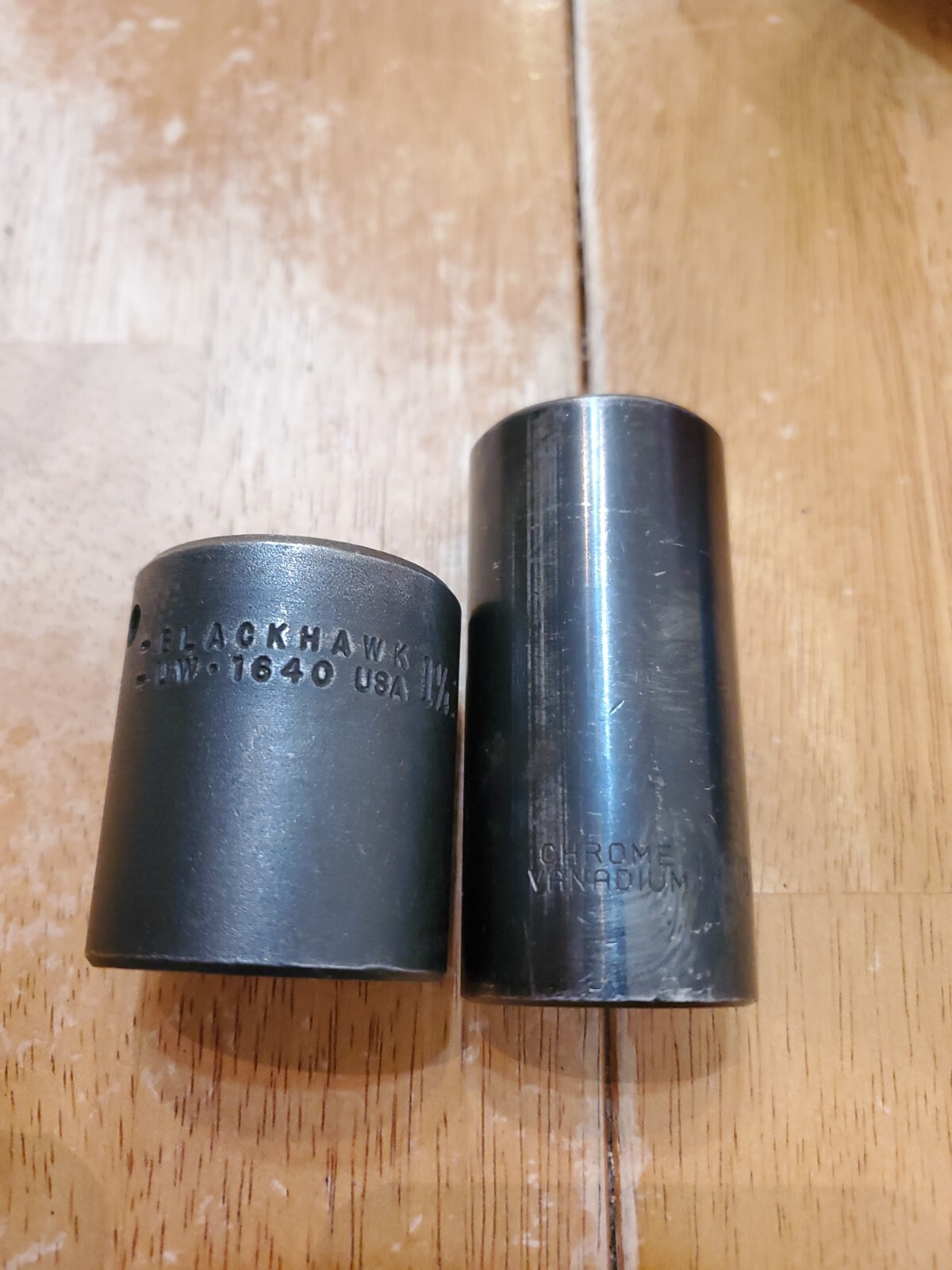 Black Hawk Chrome Vanadium 1/2″ Drive 1-1/16″ Deep 1-1/4″ Shallow Impact Sockets