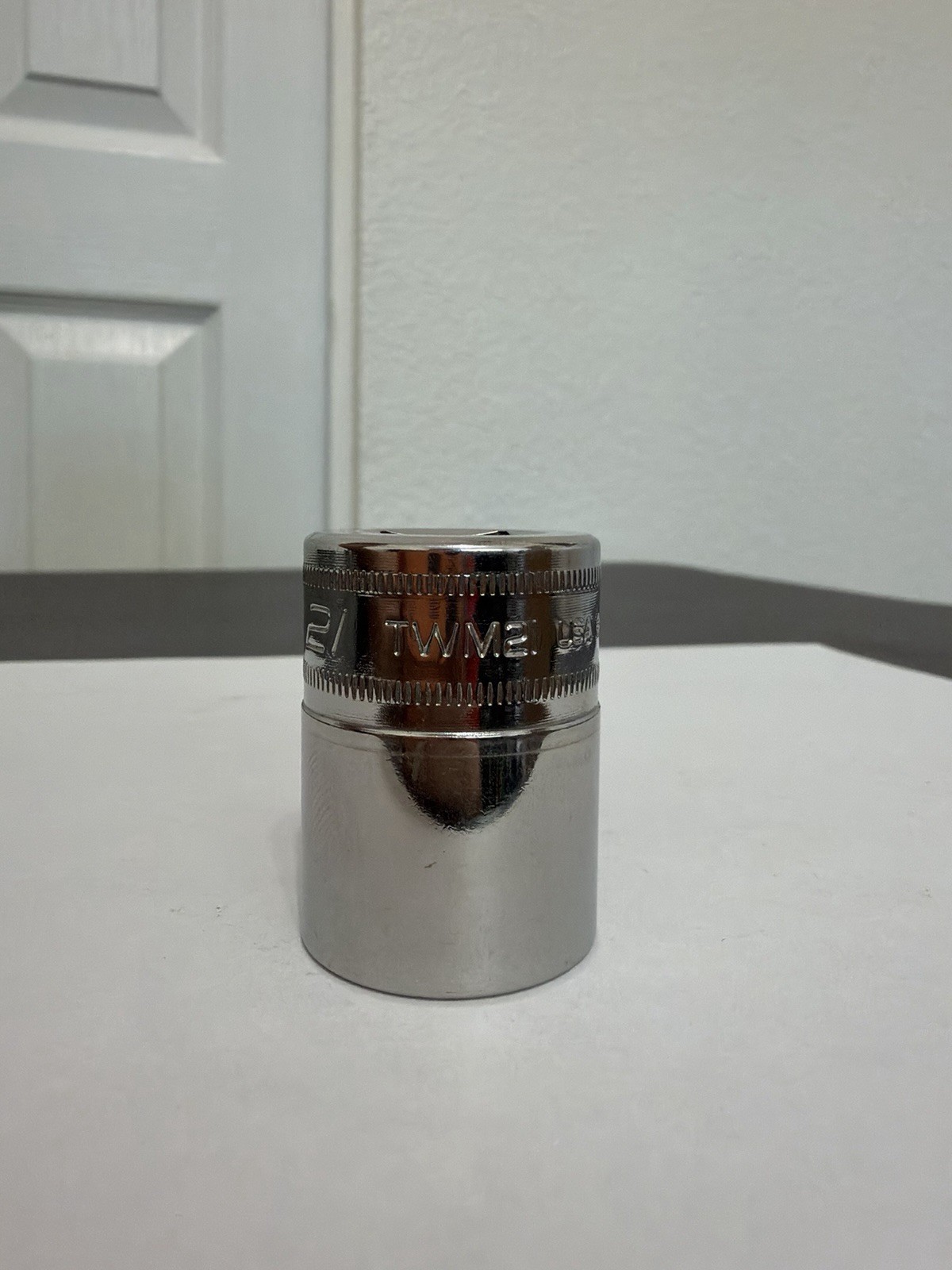 Snap-on Tools 1/2″ Drive 21mm Metric Shallow Chrome 6 Point Socket TWM21 USA
