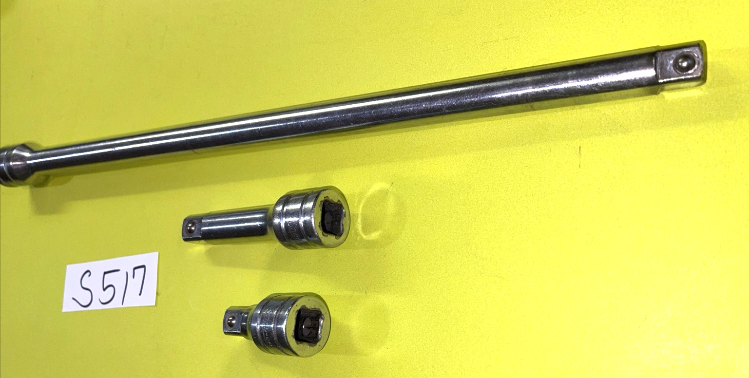 SNAP-ON TOOLS 3 PIECE 1/2 DRIVE EXTENSIONS 2 / 3 AND 15 INCH SHIPPING INCLUDED