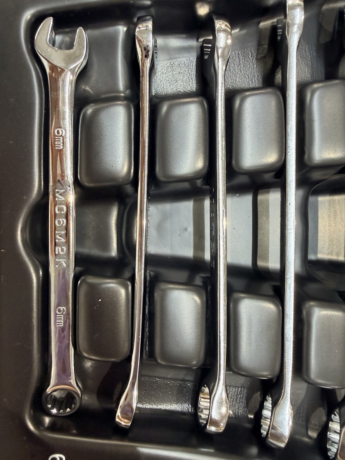 Matco MC6M2K-MC20M2K 6-20mm 15 Piece Metric Chrome 12 Point Wrench Set