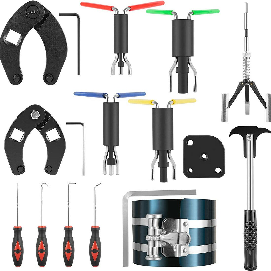 Hydraulic Cylinder Repair Tools Rod Gland Wrench Seal Installer for Skid Steers.