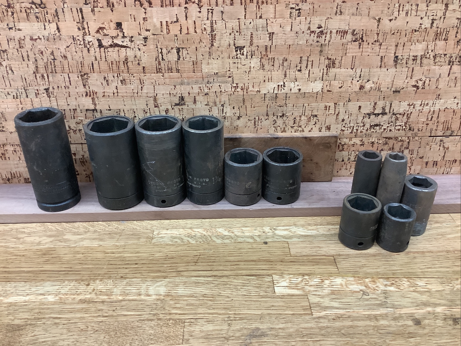 Proto Socket Lot -Drive 6 point See Description For Sizes.