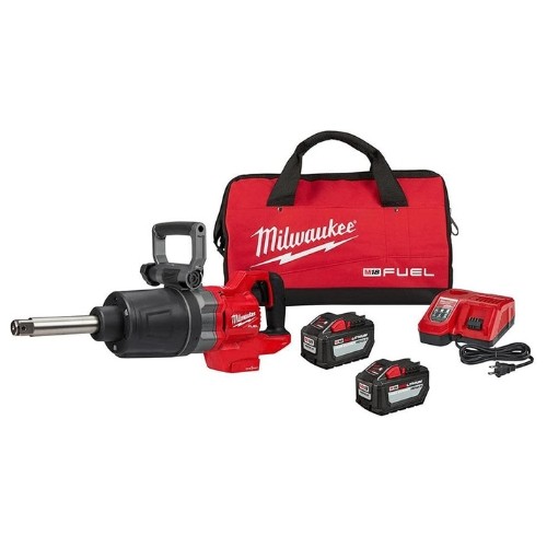 Milwaukee 2869-22HD M18 Fuel Impact Wrench Kit, D-Handle Extended Anvil