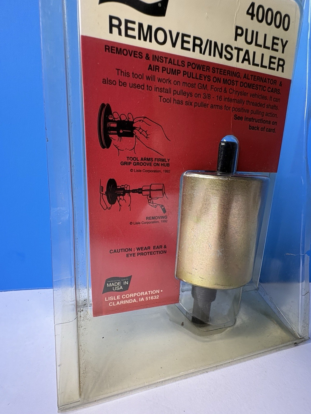 Lisle 40000 Pulley Remover/Installer – Power Steering, Alternator, Air Pump