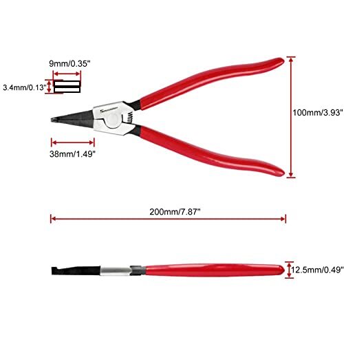 8 Inches Lock Pliers for Removing Installing Gearshift Locking Rings Special …