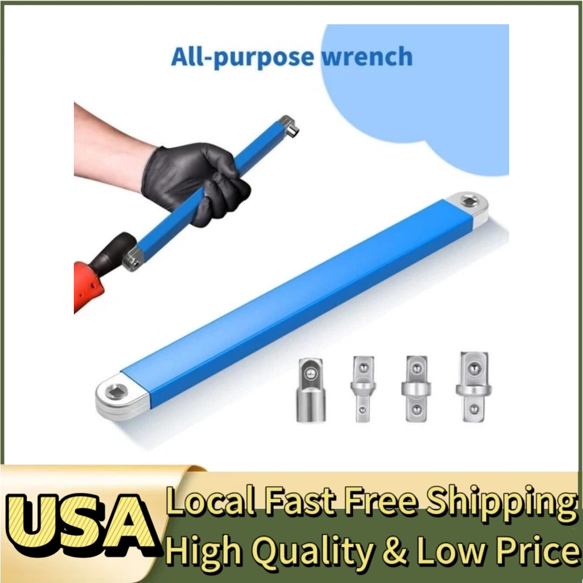 extension wrench set socket ratchet spanner offset extension wrench