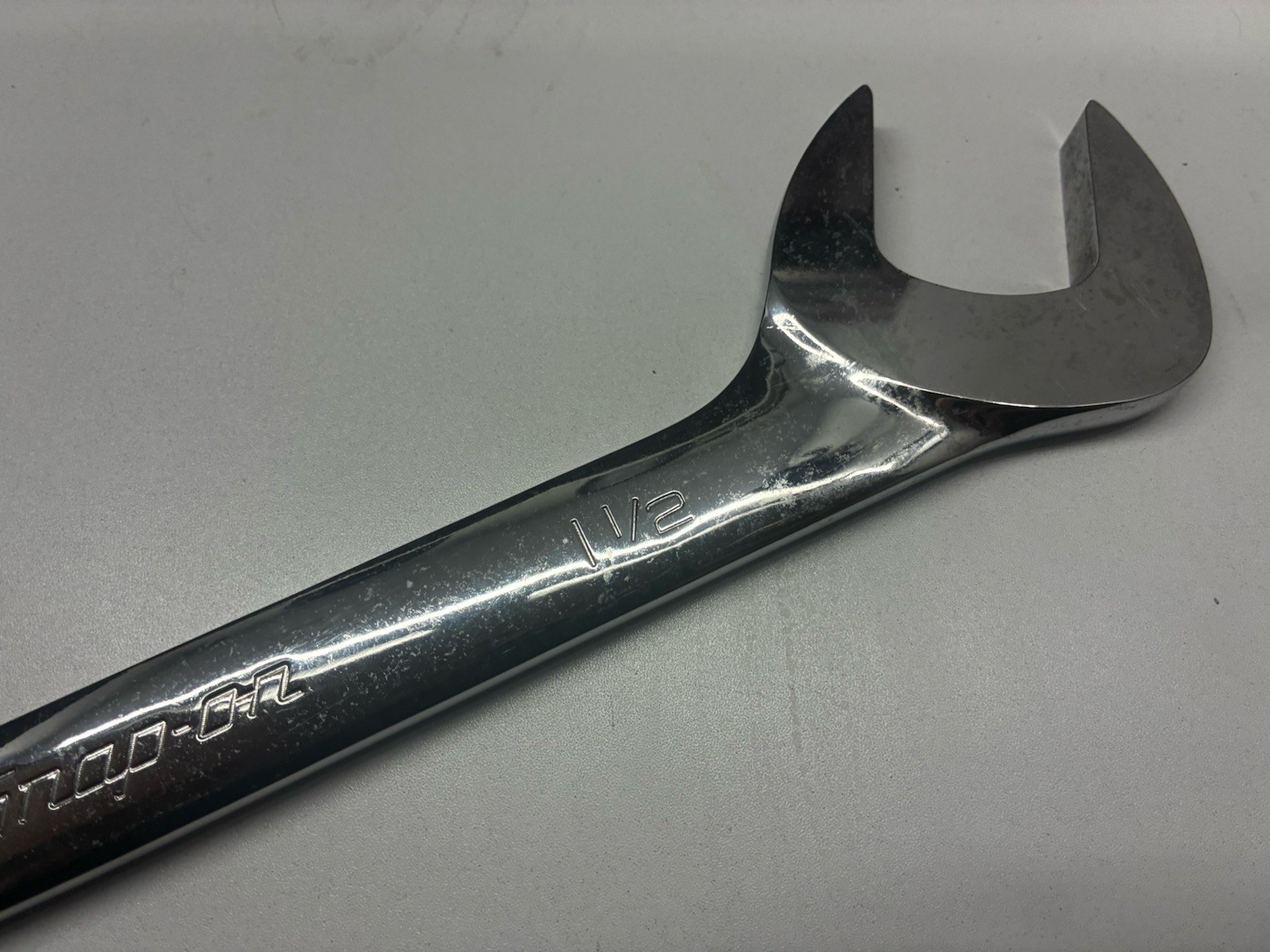 Snap-on Tools USA NEW 1-1/2″ SAE 4 Way Open-End Angle Head Chrome Wrench VS48B