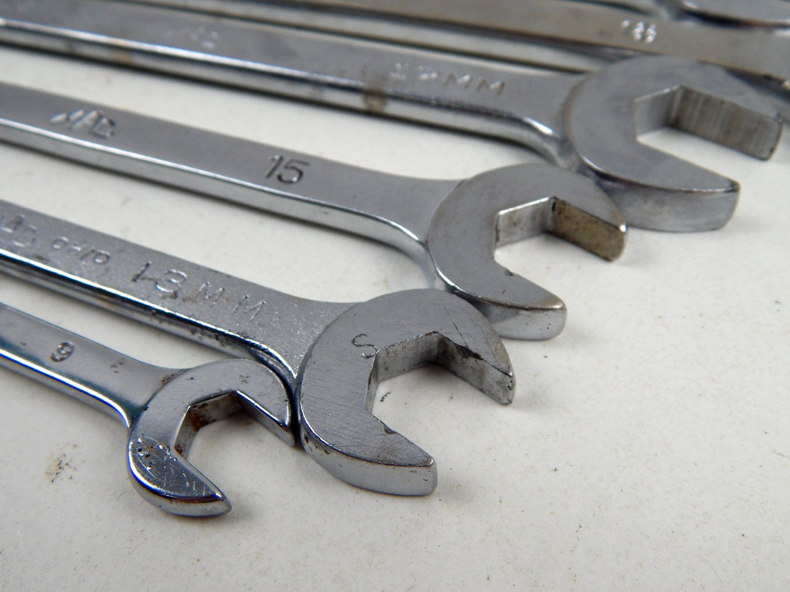 Mac Tools MCW 6pc 12pt Metric Combo Wrench Set 9mm 13mm 15mm 17mm 18mm 19mm USA