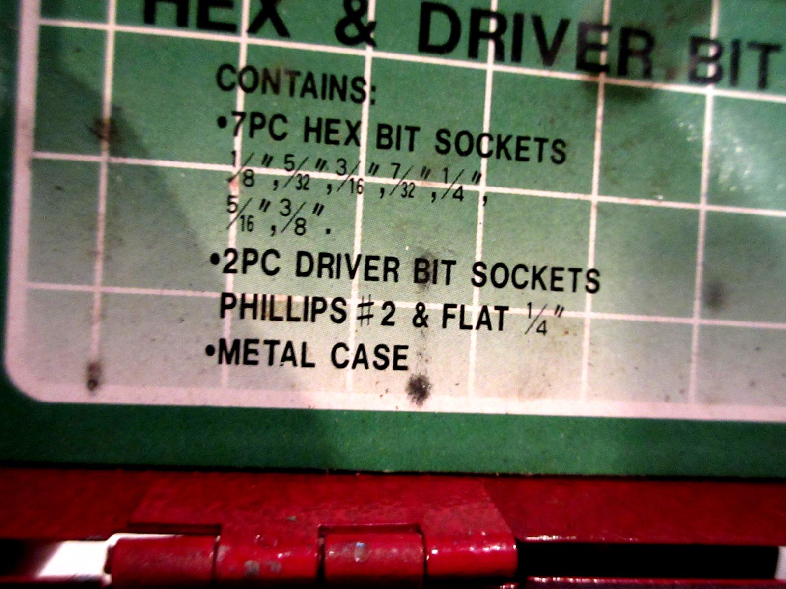 K-Tool International 22900 10pc 3/8 dr Hex & Driver Bit Socket Set