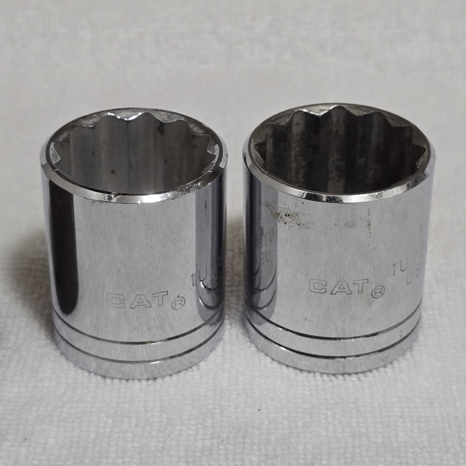 VTG Caterpillar USA 1/2″ Drive Metric Socket Lot 1U Series & Adapter MIXED LOT