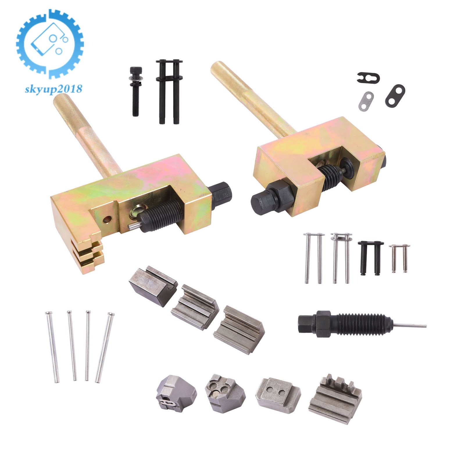 Engine Timing Chain Riveting Tool Kit For Mercedes Benz M274 M276 M271 M272 M273