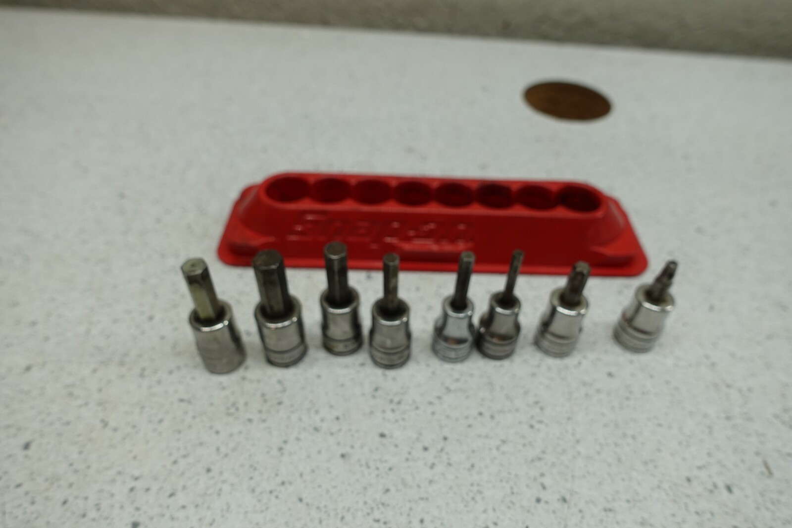 SNAP ON 8 PC HEX BIT SOCKET SET fa12e FAM8E FA10E FA7E FA6E FA4.5E T40 FTXR27E
