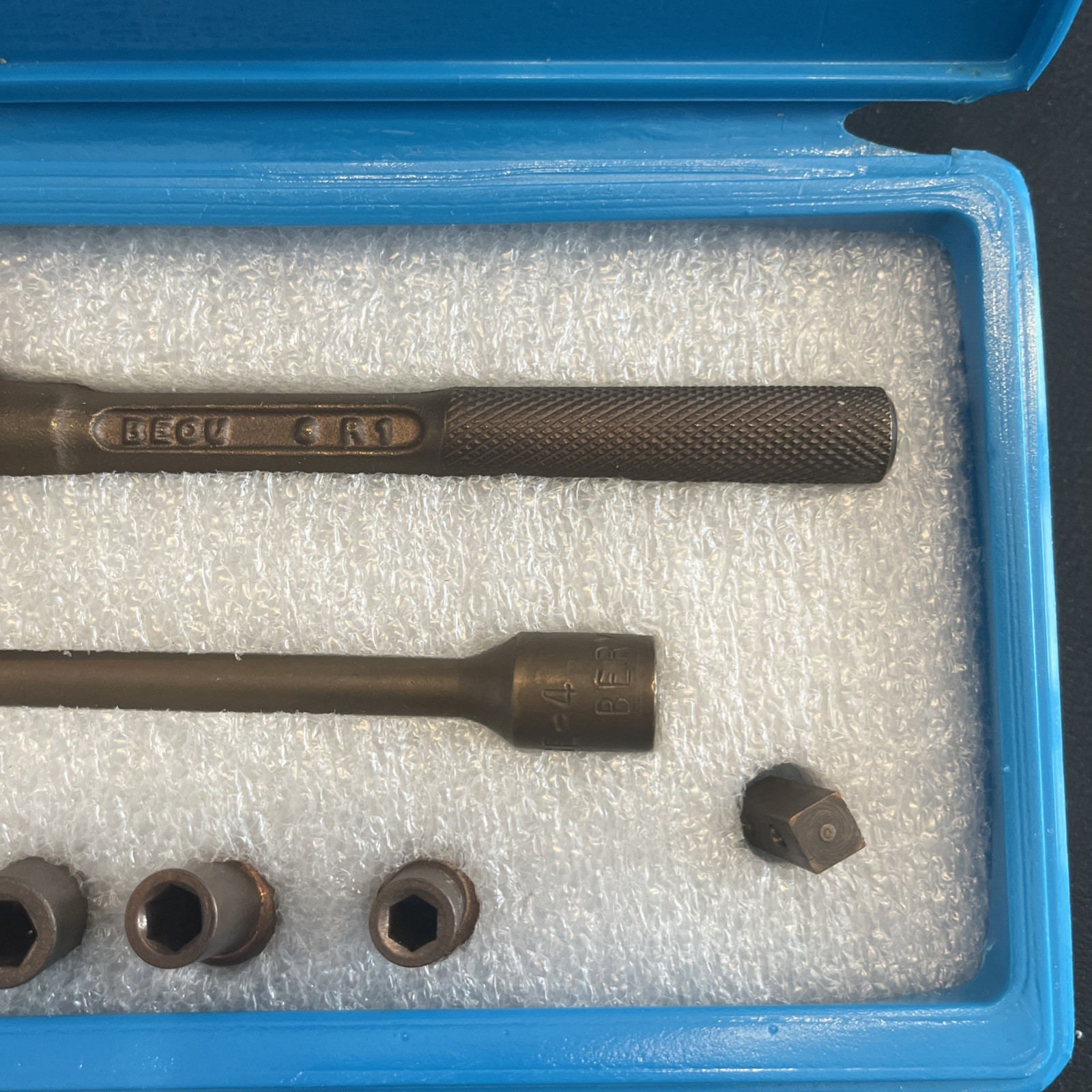 Berylco 10-Pc 1/4” Drive Beryllium Copper Non-Sparking Socket Set 3/16–7/16