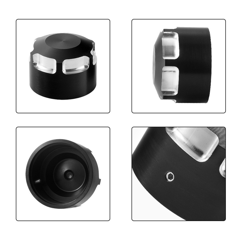 Black Silver Aluminum Rear Wheel Nut Cap for Bombardier For Spyder 2008 Present