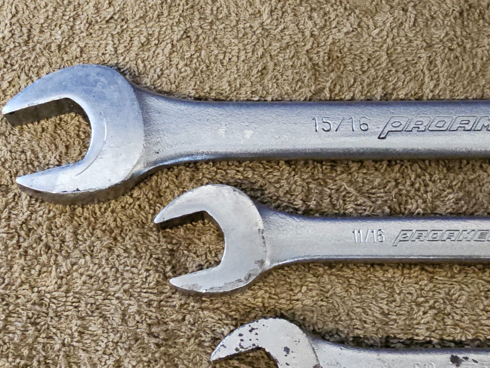 4 ProAmerica Pro America Combination Wrench Set Sae 15/16 5/8 11/16 3/8″ 2030