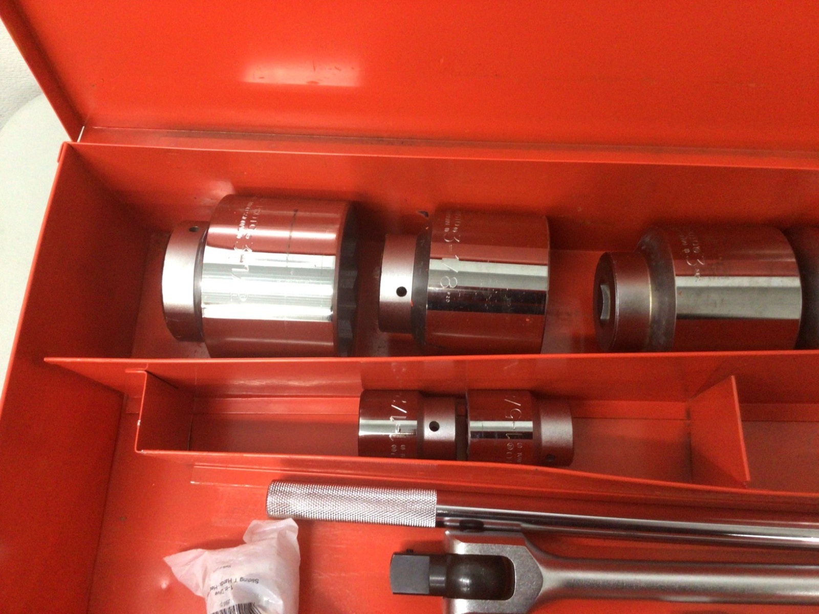 PROTO Socket Set: 1 in Drive, 12-Point, SAE, 1 1/2 in to 3 1/2 in, J57102A