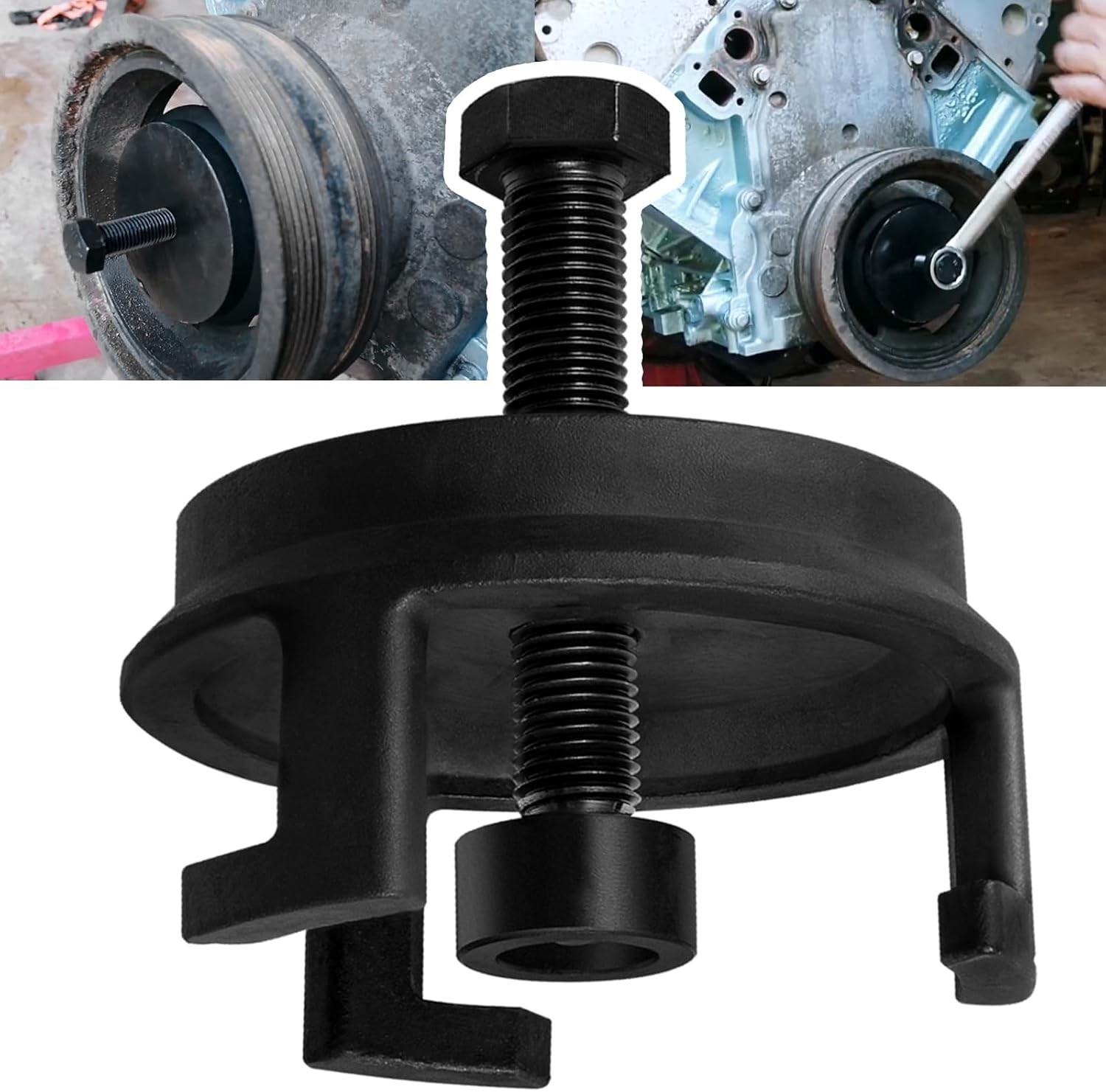 Harmonic Balancer Puller Crank Pulley 25264 For GM 5.3L 5.7 LS1 6.0 LS2 6.2 LS3