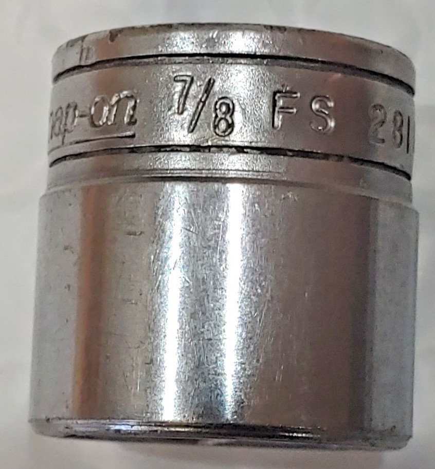 Snap-on FS281 3/8″ Drive 7/8″ Standard Flank Drive Socket 6-point Made in USA