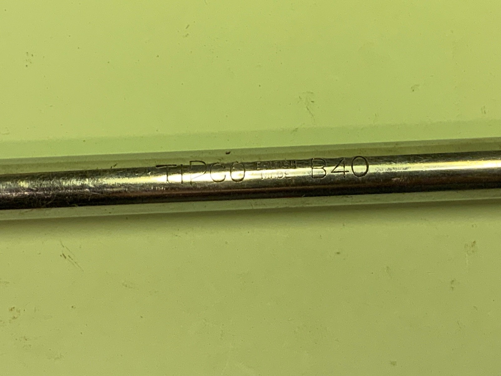 Tipco B40 1/2-inch drive handle or breaker bar 14” chrome tool British made RARE