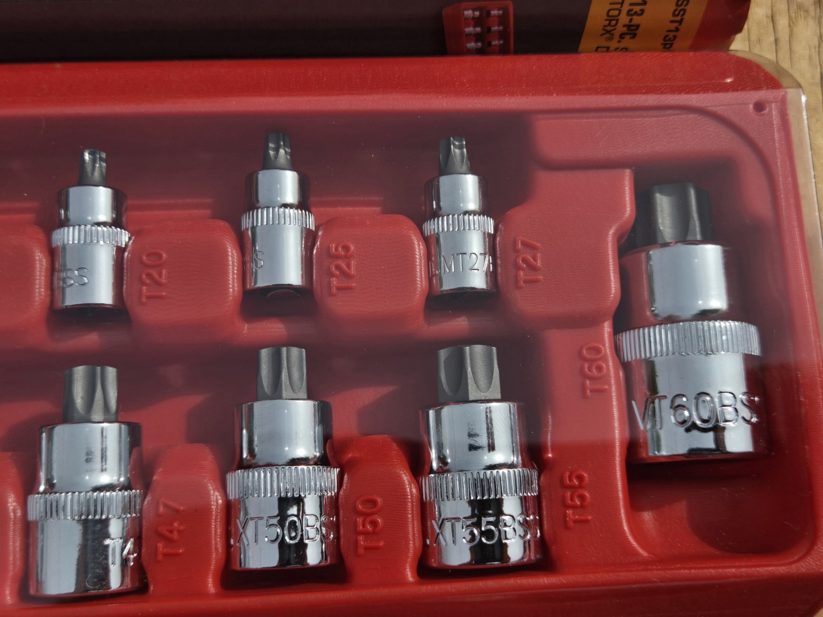 MAC Tools Stubby Torx Star Driver Socket Set 13 pc T8-T60 SST13PT NEW Open-Box
