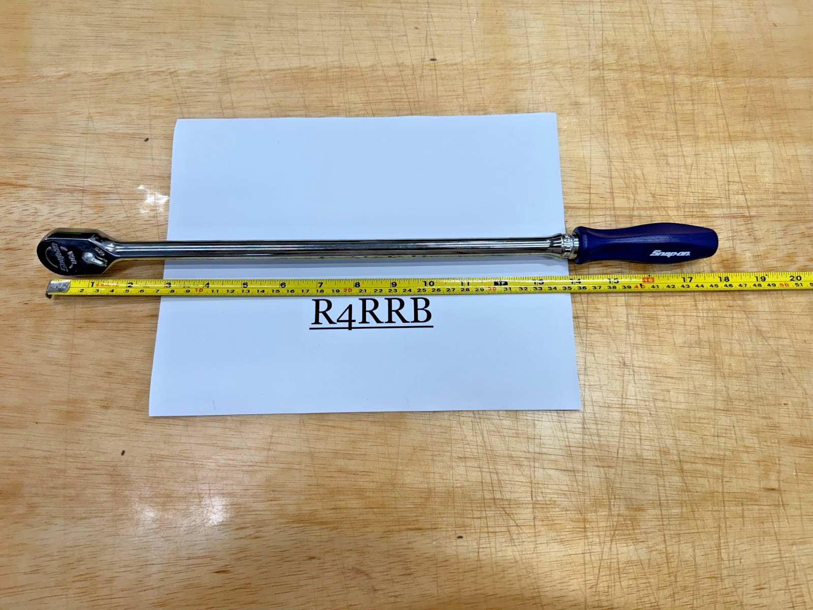Snap-on Tools USA DARK PURPLE 3/8″ Drive Hard Grip Extra Long Ratchet FHLLD80DP