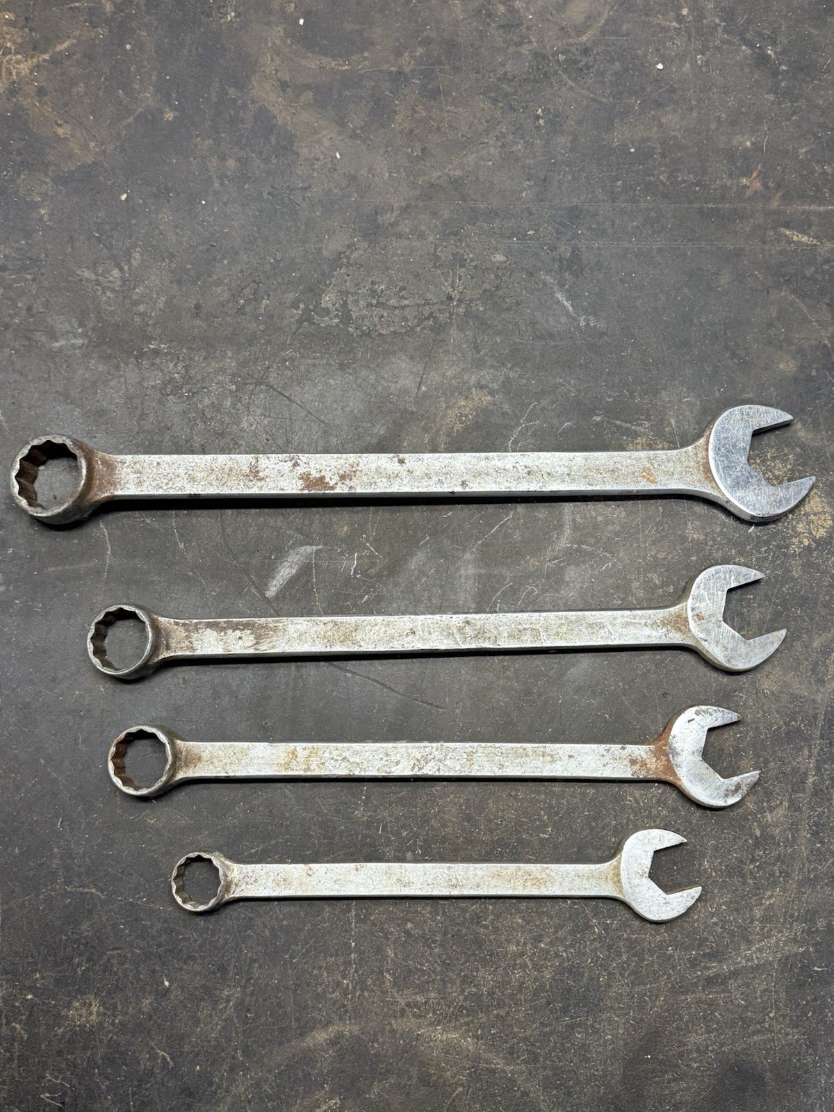Vintage Vanadium Tool Company SAE Combination Wrenches Made in USA