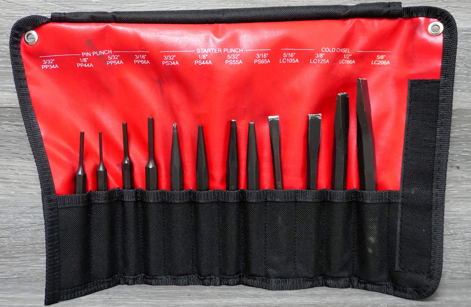 Matco Tools 12 Piece Punch and Chisel Set SPL12KA