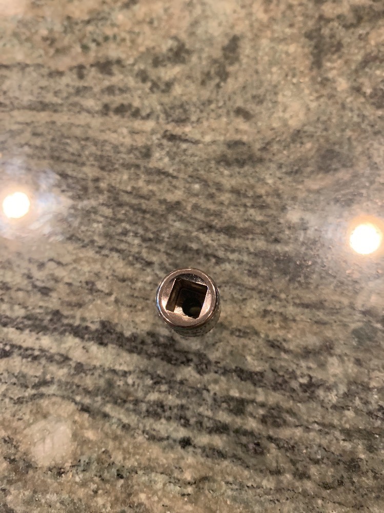 Snap On tmm4 4mm metric 1/4″ drive shallow 6 point chrome socket
