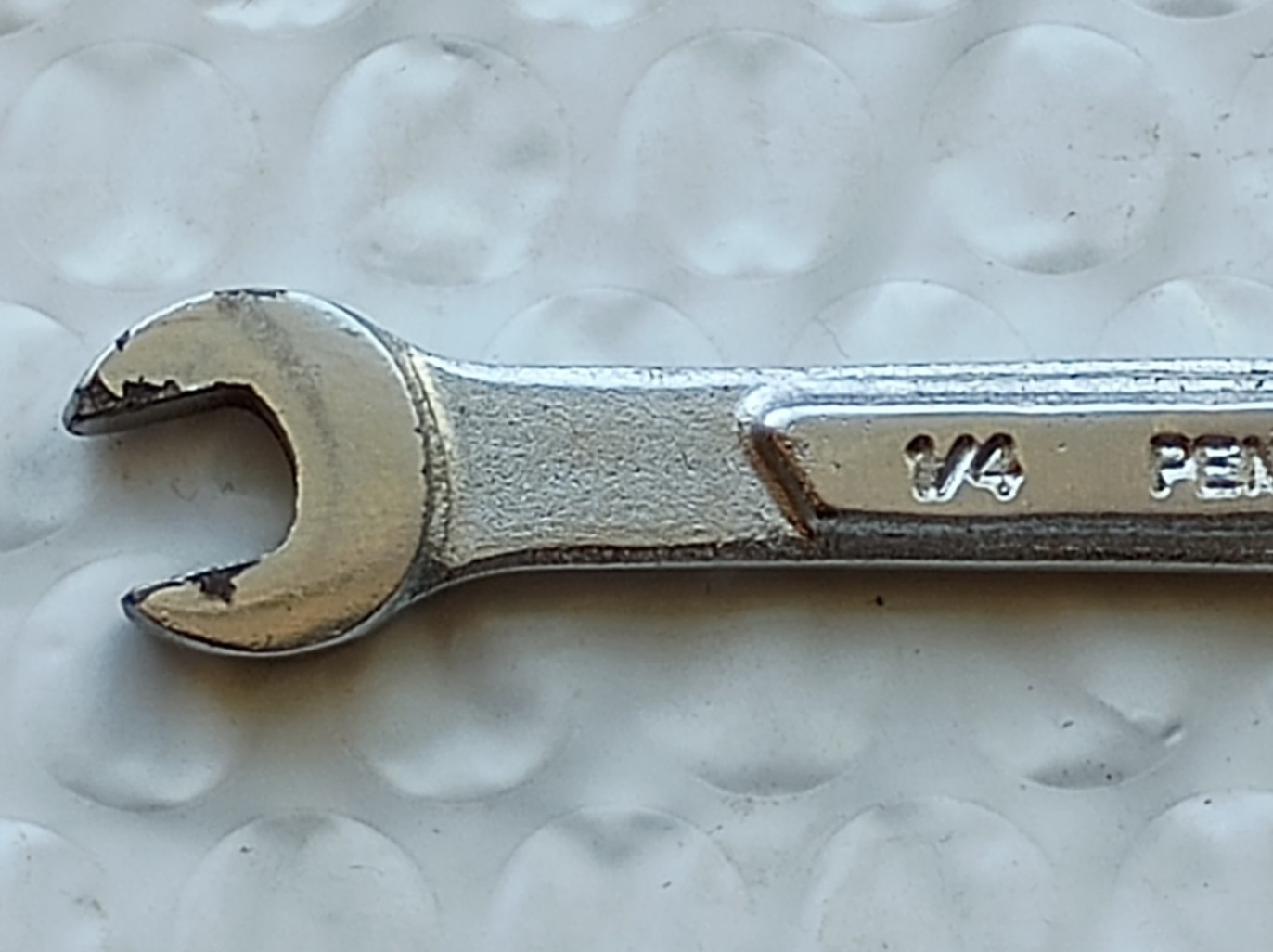 PENNCRAFT 3517, 1/4″ x 5/16″ DOUBLE OPEN-END WRENCH, 4.3″ LONG *USA MADE*