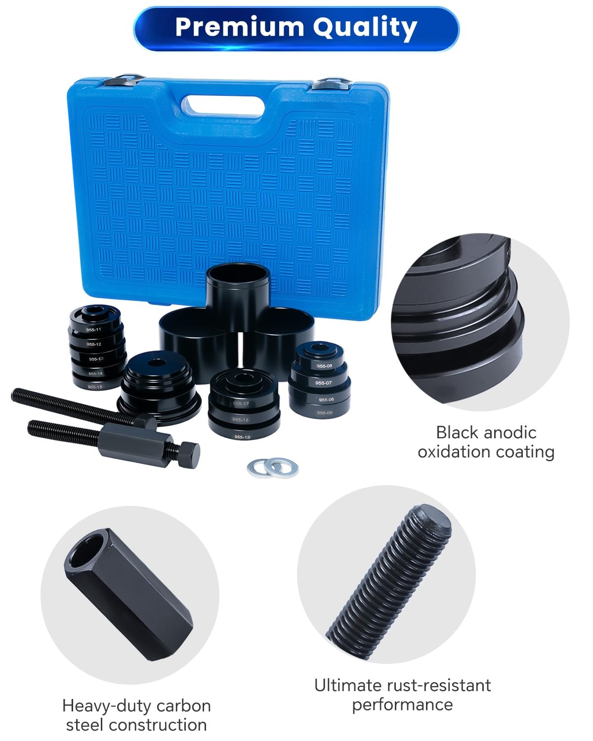 ATPEAM 24pc Wheel Bearing Press Kit, Removal & Installation Set…