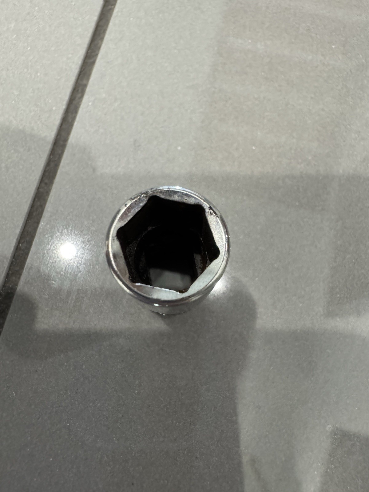 Snap-On 1/4″ Drive 9mm Shallow Socket- 6 Point – TMM9 – Made in USA