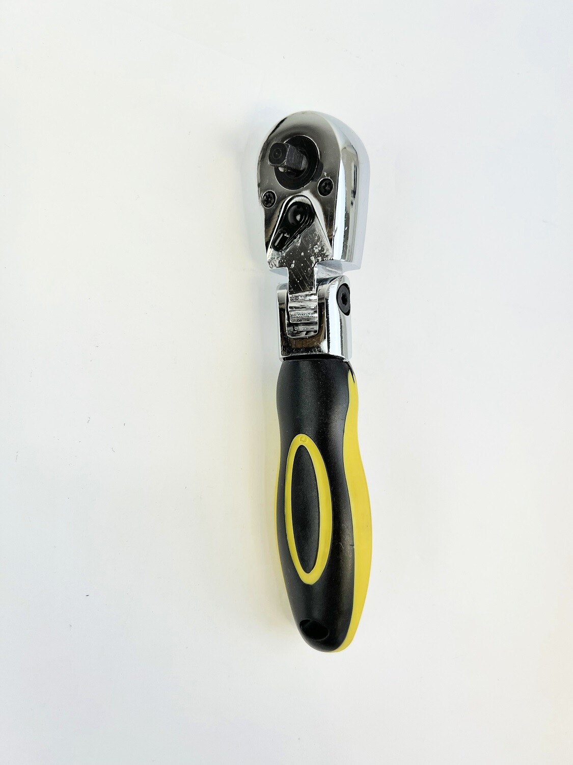 Dual Drive Flex Head Stubby Ratchet 1/4″ 3/8″ Grip Handle 955DW