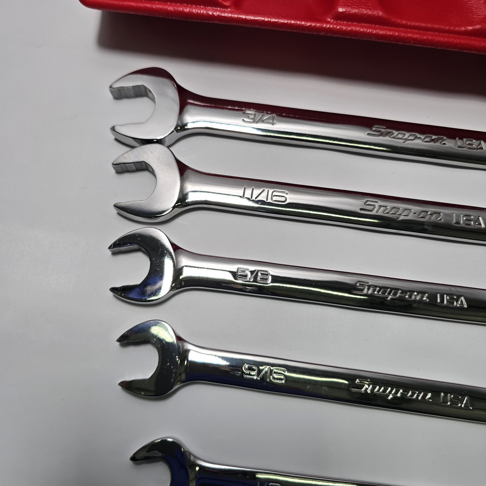 Snap-on OSH707B 6 Point Combination Wrench Set 7-Piece 3/8″-3/4″