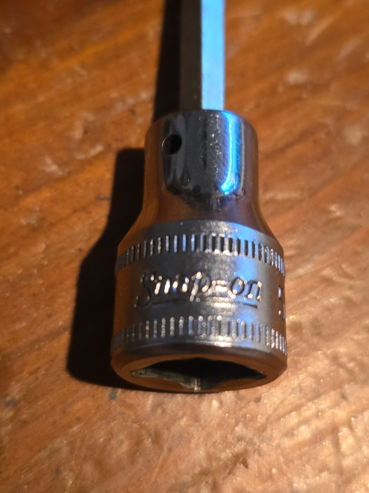 Snap-on tools USA metric 3/8″ drive 5mm Standard Hex Bit Socket FAM5A Used
