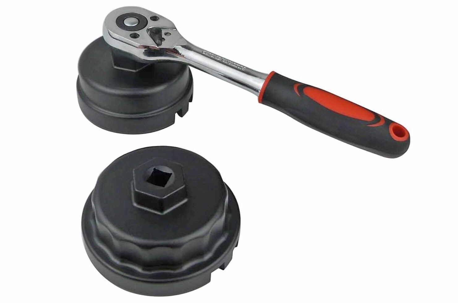 10 Piece Cup Type Oil Filter Wrench Tool Set w/ Ratchet Free US Shipping