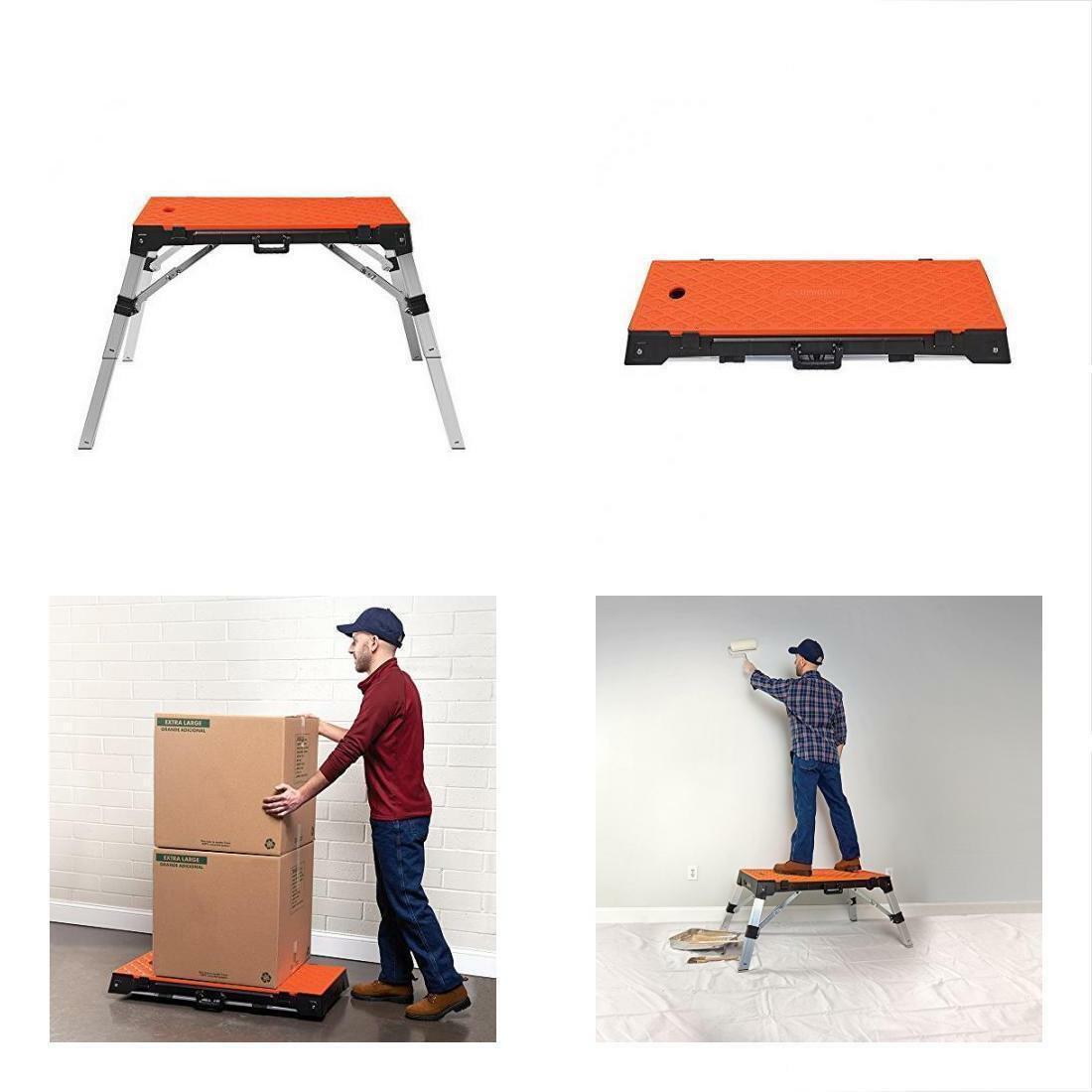 Multi-Function 4in1 Portable Folding Workbench/Creeper Carrier/Scaffold Platform