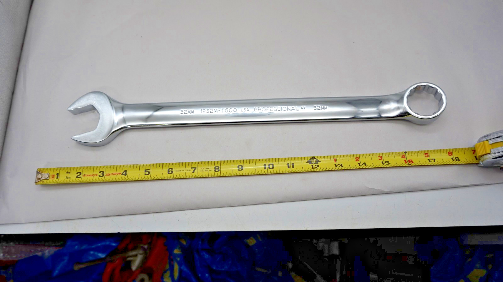 PROTO TOOLS USA 32mm Combination Wrench 1232M-T500 Professional 4X 12 Point