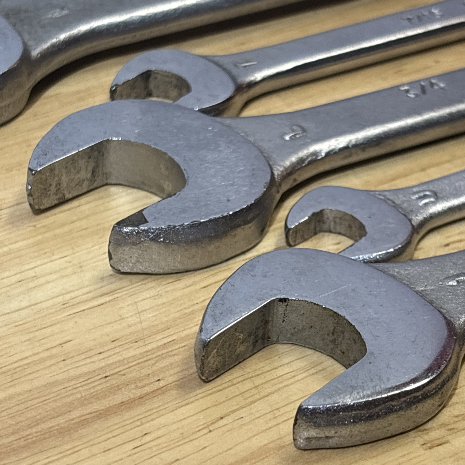 Dayton SAE Combination Wrench Set 12 Point 3/8″ to 1″ Vtg USA