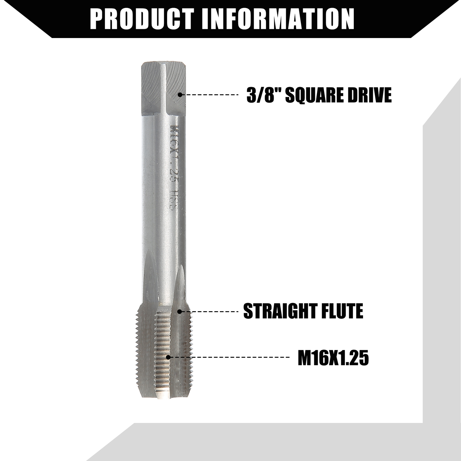 Universal Pack (1) Spark Plug Thread Repair Tool w/ M14x1.25 Insert M16x1.25 Tap