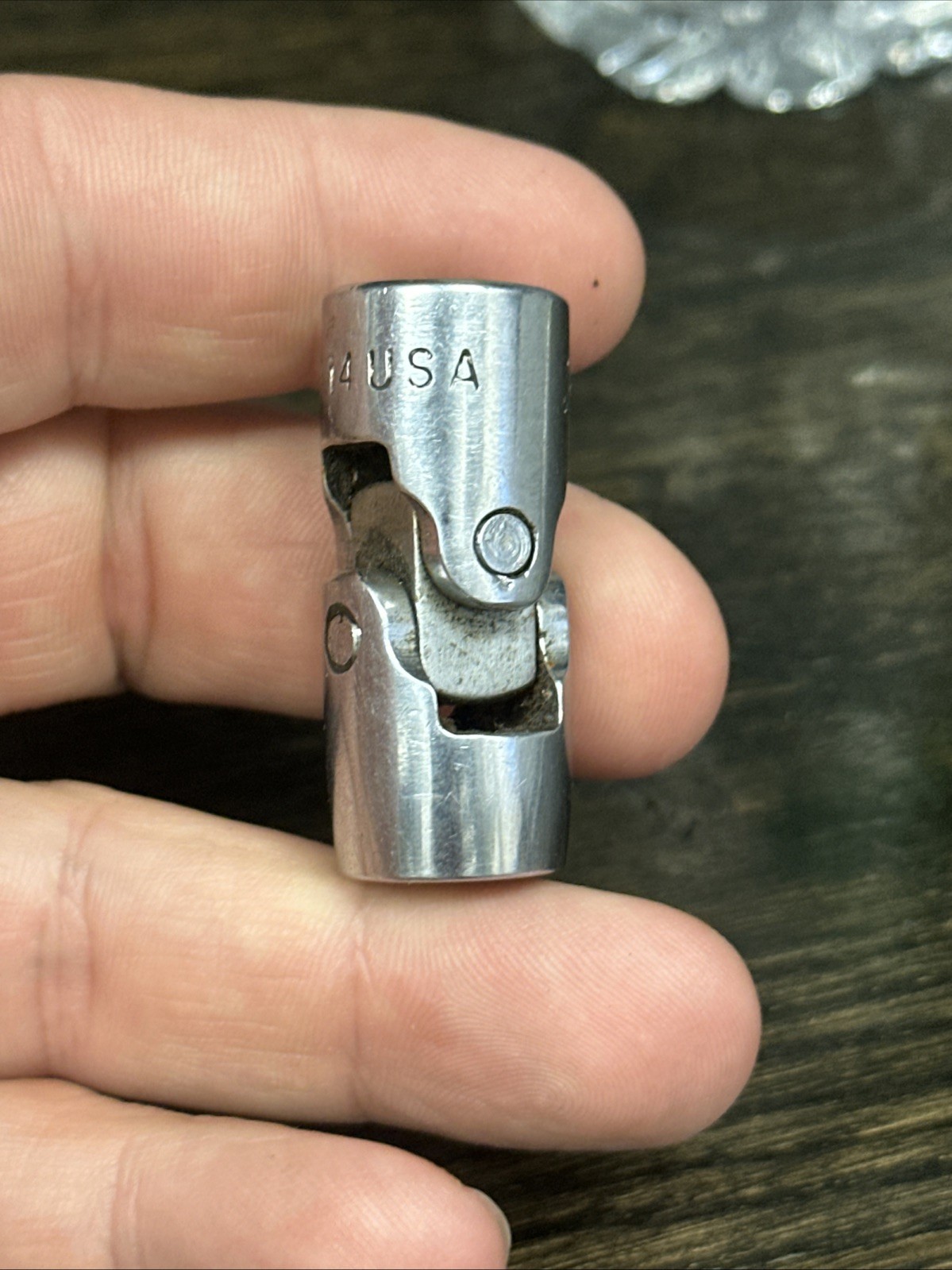 Snap On Tools FVU14 7/16″ SAE Shallow Universal Socket 3/8″ Drive 12 Point USA