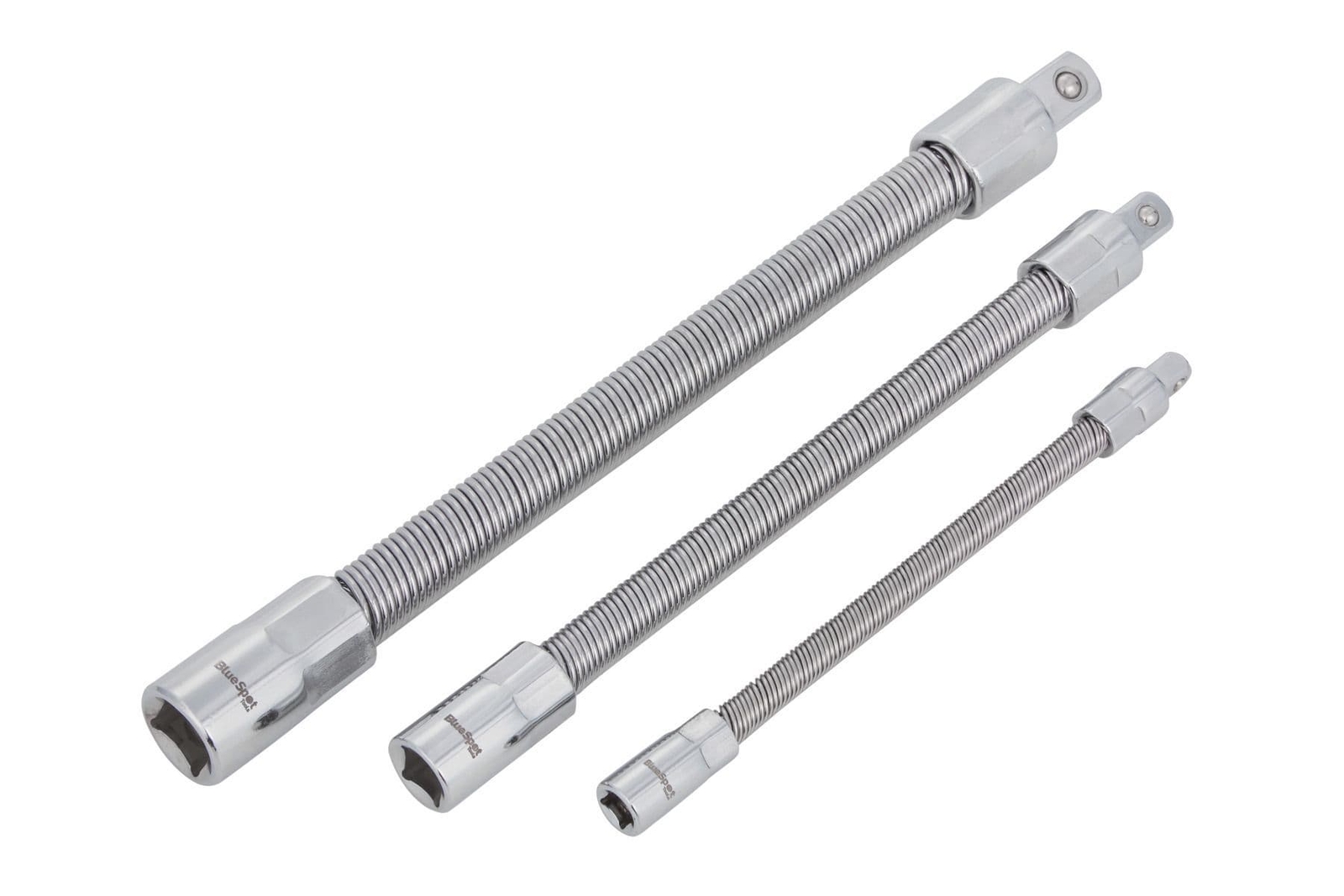 Blue Spot 02073 Flexible Extension Bar Set 1/4-3/8-1/2D 3 Piece
