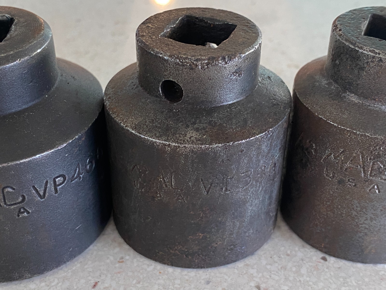 MAC Tools USA 6 Piece Lot 1/2″ Drive Short Impact Sockets 6 Point 7/8 -1 1/2″