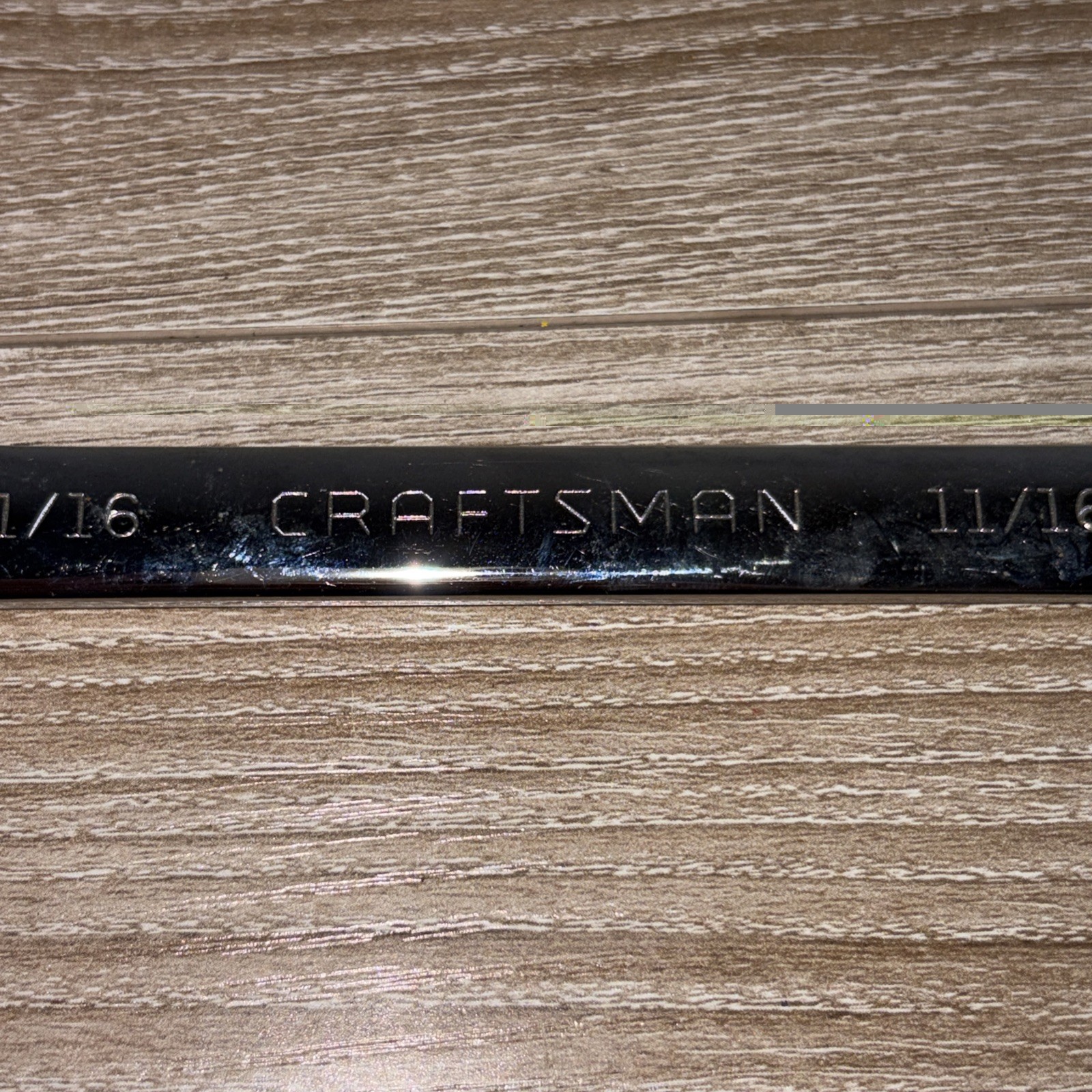 Craftsman 11/16-in Standard (SAE) Reversible Ratchet Wrench 42418 D-AD PAT.