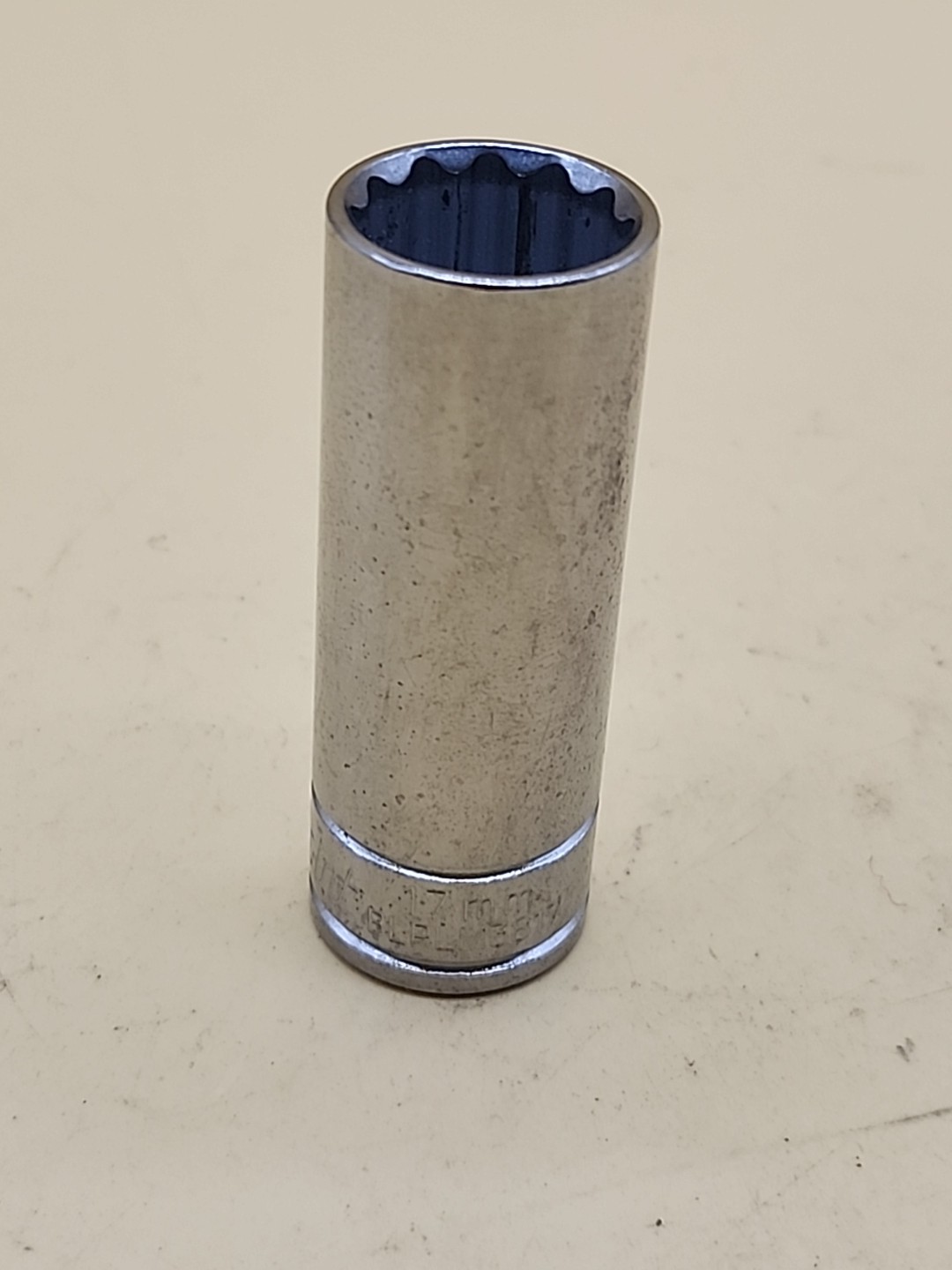 Blue-Point 3/8″ Drive 17mm Deep 12pt Metric Socket BLPLM3817 USA