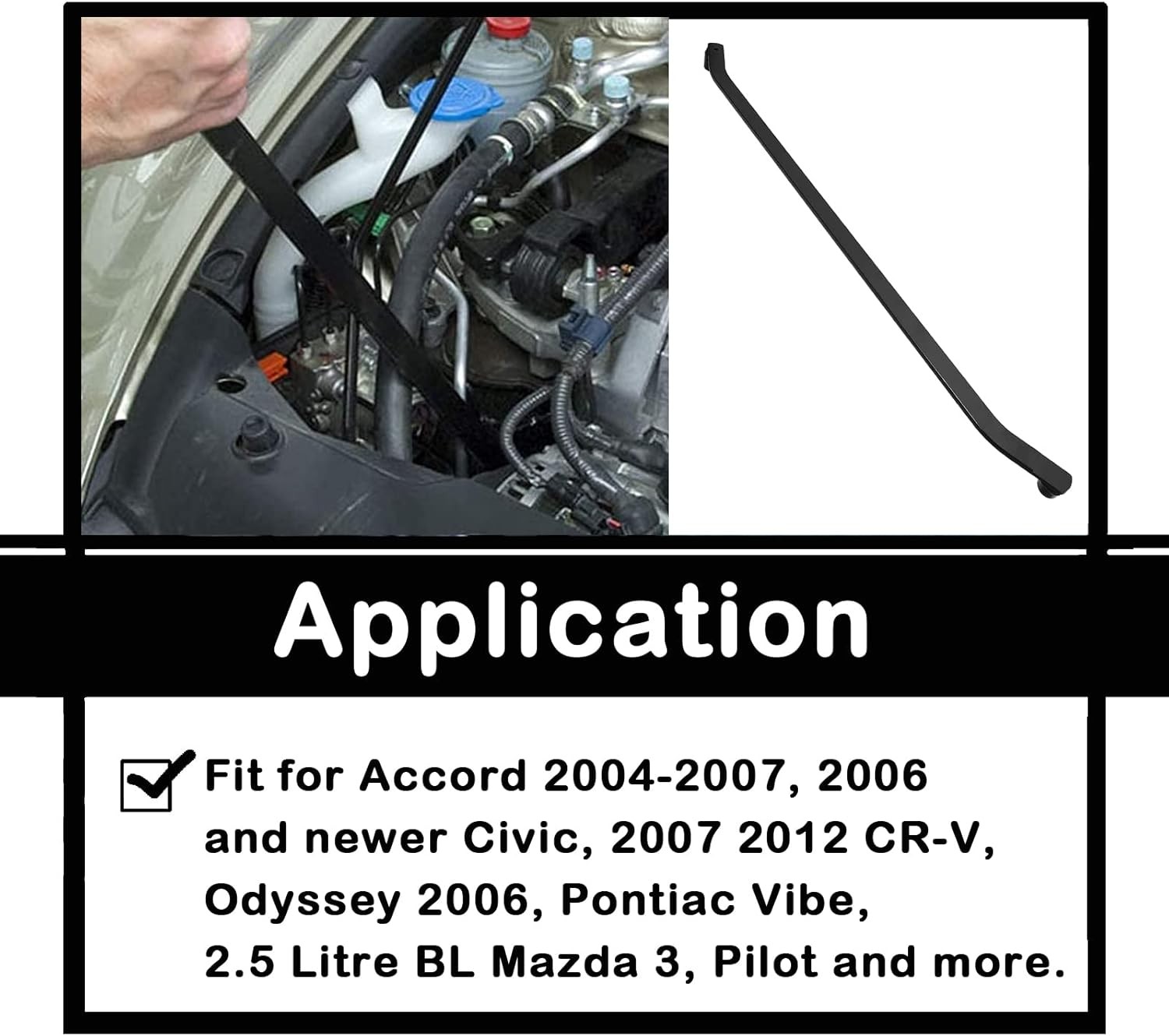 Serpentine Belt Wrench Removal Installer Tool For Honda CRV Accord Civic Mazda