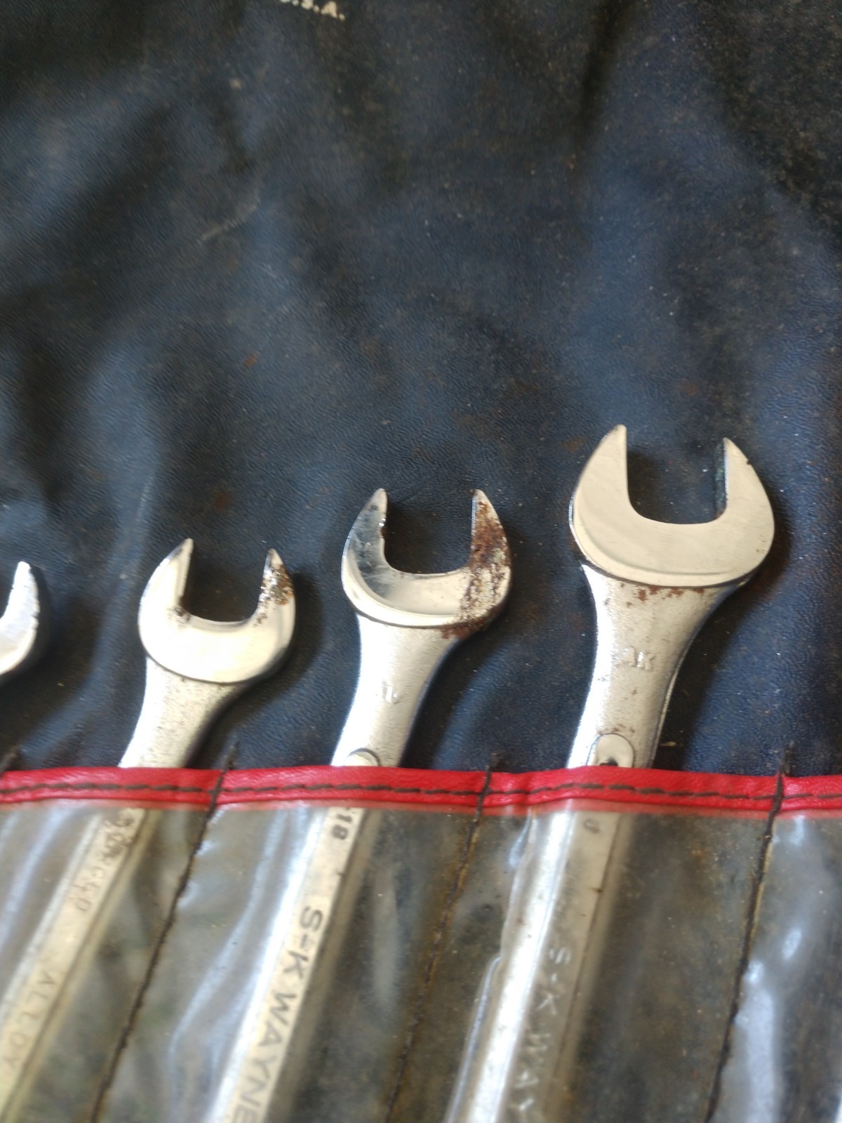 Vintage SK Tools SAE Combination Wrench Set 1713 & 1706-r