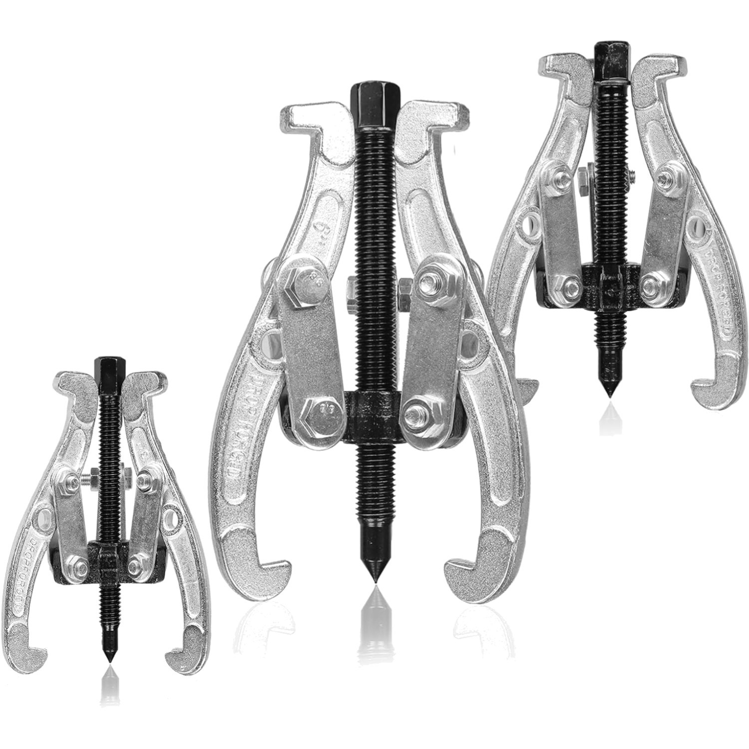 3 Jaw Gear Extractor Set, 3″ 4″ 6″ Heavy Duty Tool