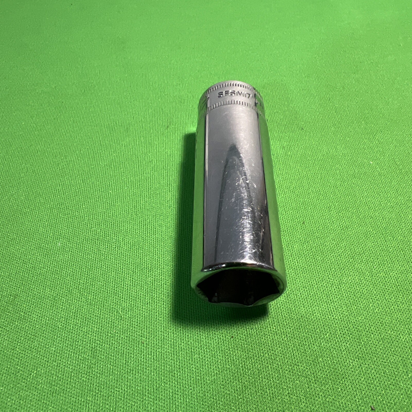 SNAP ON 3/8″ Drive 6-Point Metric 17 mm Flank Drive® Deep Socket SFSM17