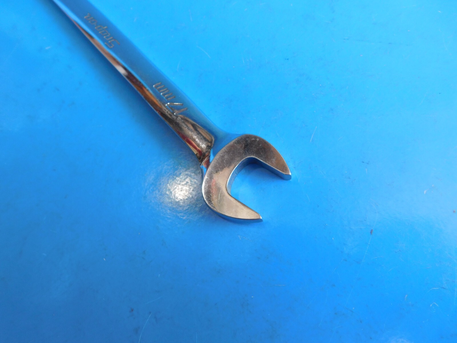 USED,SNAP ON TOOLS ( 17 MM ) COMBO WRENCH , PART #OEXM170B