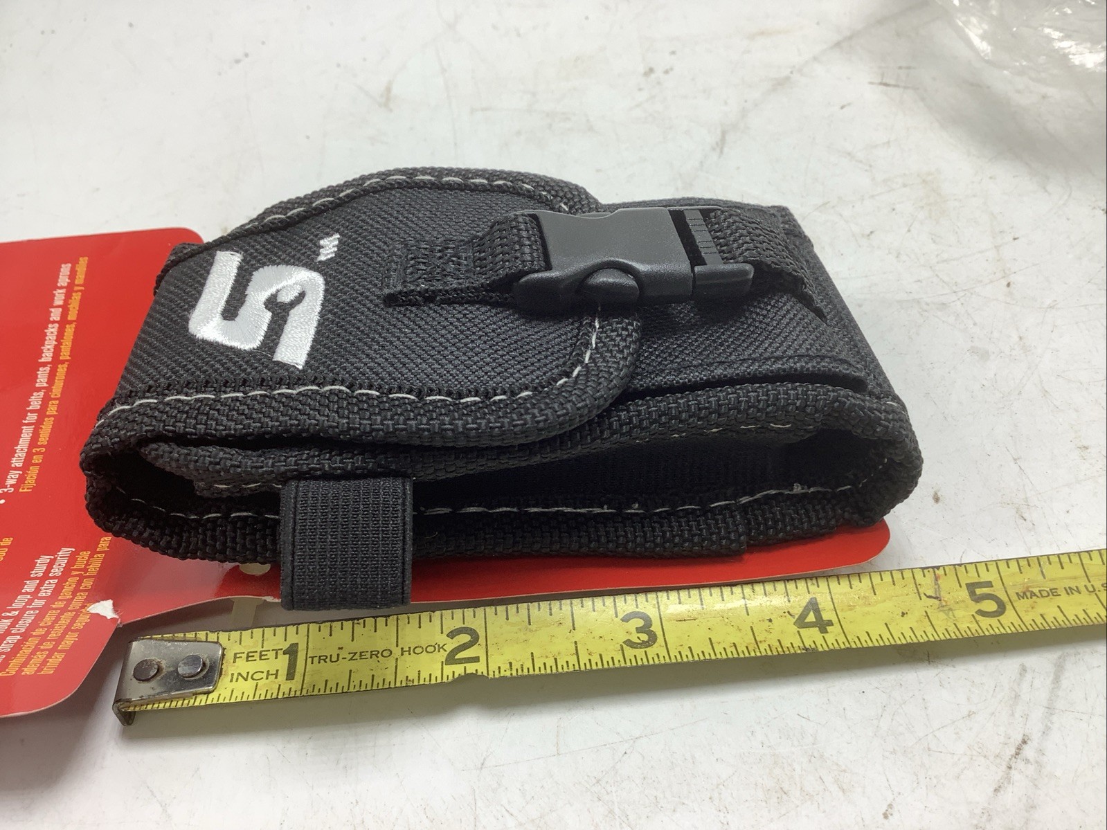 Snap on tools BLACK New cell phone holder vertical + inside pocket NEW !!!!!